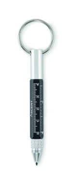 Logo trade promotional giveaways picture of: Key ring with twist action pen