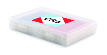 Logo trade business gifts image of: Set of classic playing cards