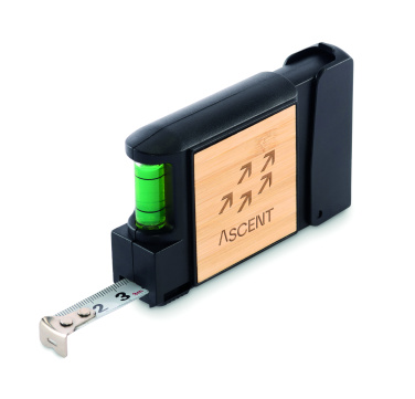 Logo trade promotional item photo of: Multifunctional measuring tape