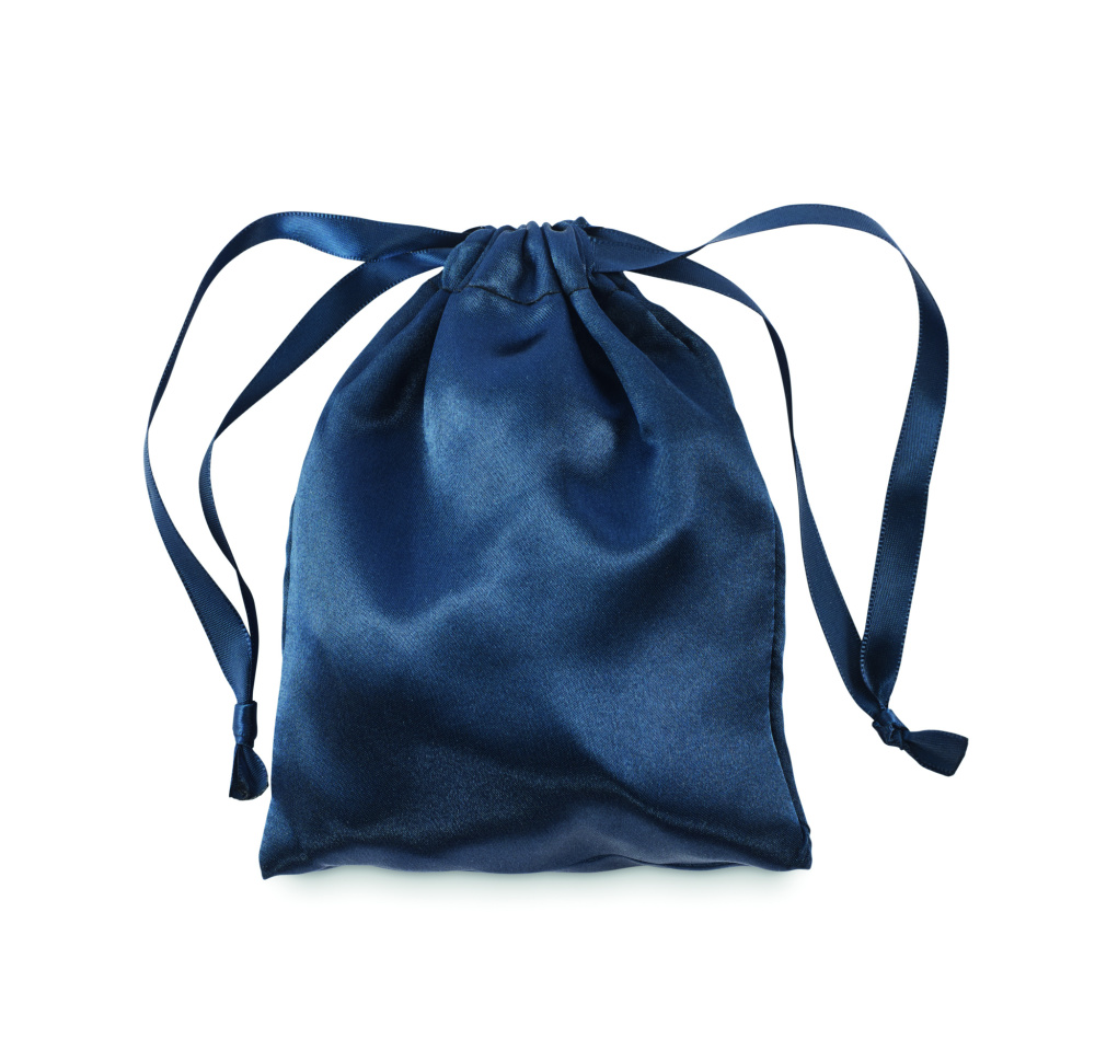 Logo trade promotional giveaways image of: Soft polyester eye mask