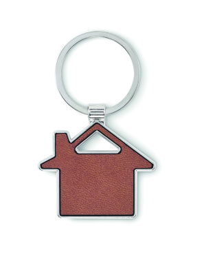 Logo trade promotional product photo of: House shaped key ring