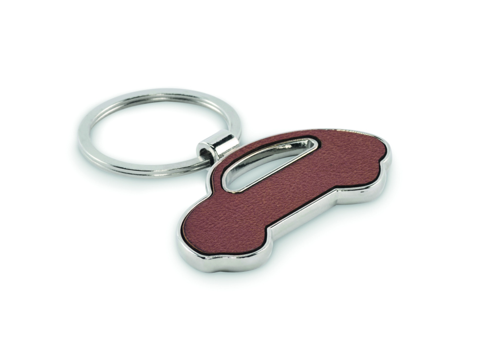 Logo trade promotional merchandise picture of: Car shaped key ring
