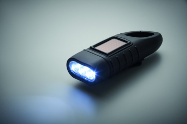 Logotrade promotional merchandise picture of: Solar torch with dynamo crank