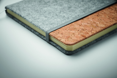 Logotrade advertising products photo of: A5 RPET cork notebook