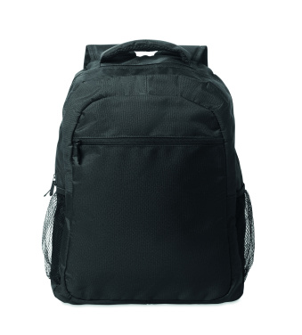 Logo trade corporate gifts image of: 600D RPET backpack trolley