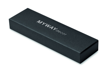 Logo trade business gift photo of: Recycled aluminium pen set