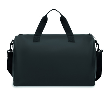 Logo trade promotional merchandise image of: Duffle bag soft PU
