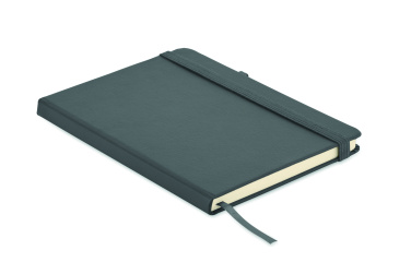 Logo trade promotional merchandise picture of: Recycled Leather A5 notebook