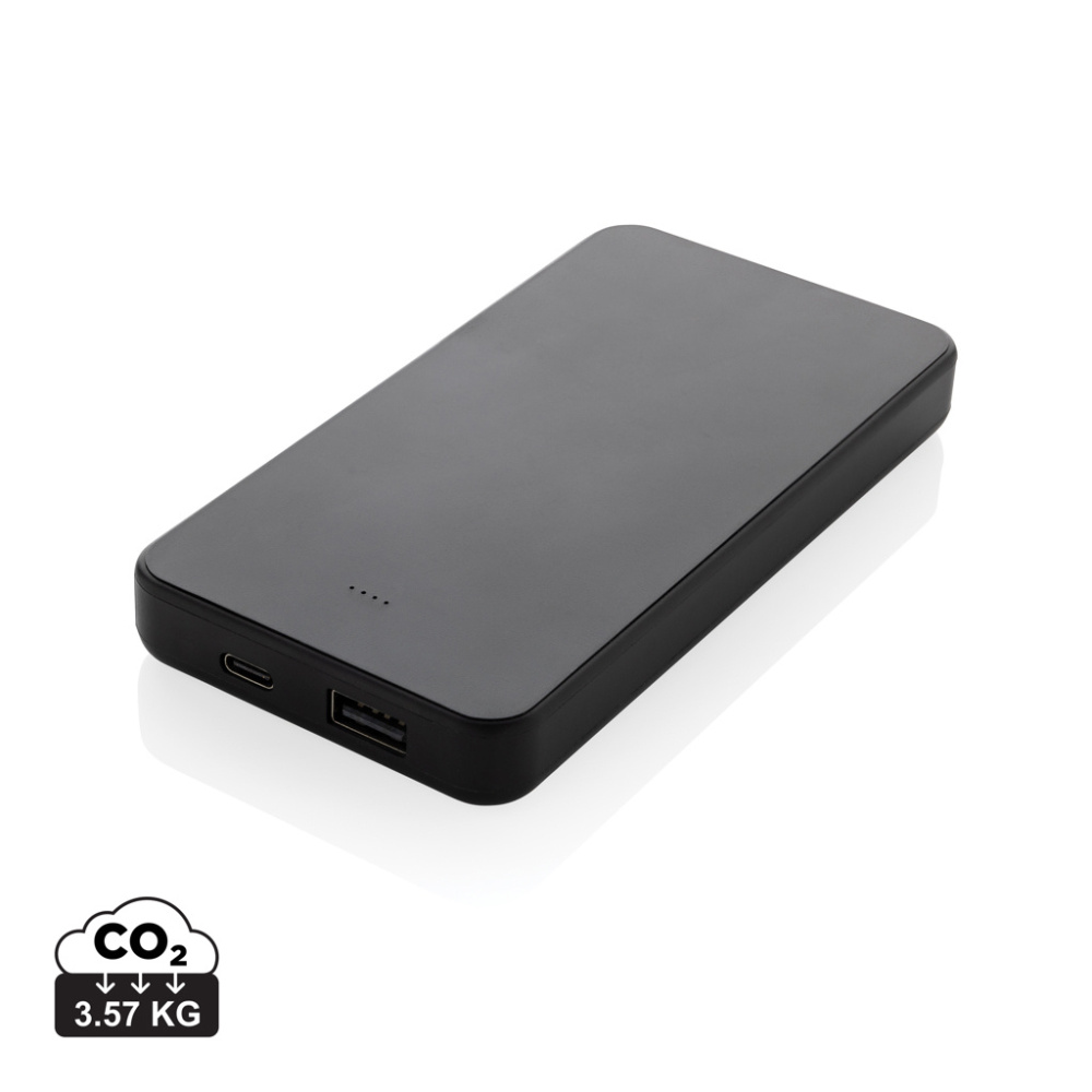 Logotrade promotional giveaway image of: Boostcore RCS recycled plastic powerbank 10.000mAh USB C