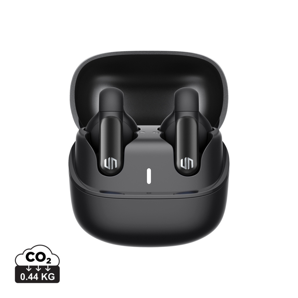 Logo trade promotional gifts picture of: Urban Vitamin Long Beach ENC rplastic wireless earbuds