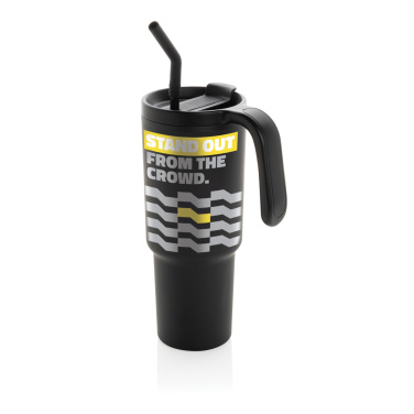 Logo trade advertising products picture of: Graphic 360 RCS certified recycled steel tumbler 900ml