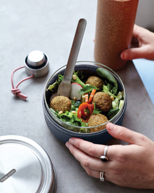 Logo trade promotional products image of: Black+Blum Glass Lunch Bowl 750ml