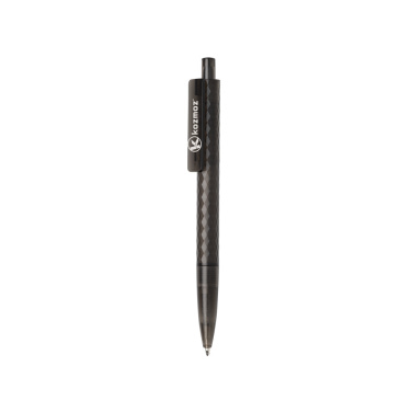 Logo trade promotional merchandise photo of: X3 GRS recycled PC plastic pen frosted