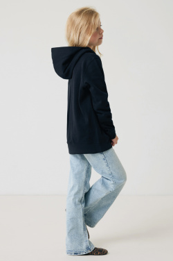 Logotrade corporate gift picture of: Iqoniq Yengo kids recycled cotton hoodie with sidepockets