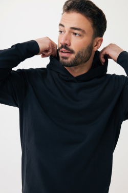 Logo trade promotional gifts picture of: Iqoniq Yengo recycled cotton hoodie with sidepockets