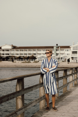 Logo trade promotional products image of: VINGA Ornos GRS hammam robe S/M