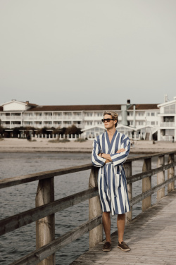 Logo trade promotional item photo of: VINGA Ornos GRS hammam robe L/XL