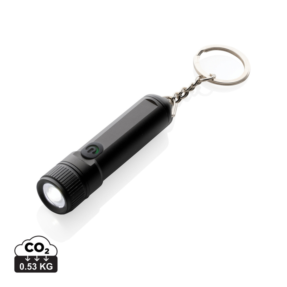 Logotrade promotional gift image of: Gear X rechargeable ultra bright keychain torch