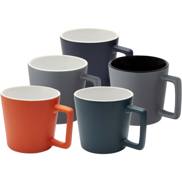 Logo trade promotional giveaway photo of: Cali 370 ml ceramic mug with matt finish