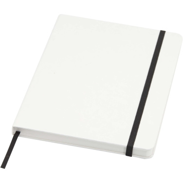 Logo trade promotional gifts picture of: Holm A5 stone paper hard cover notebook with lined pages