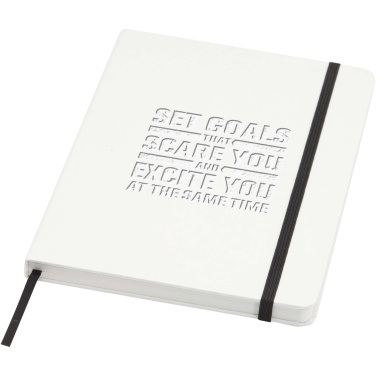 Logotrade corporate gift image of: Holm A5 stone paper hard cover notebook with lined pages