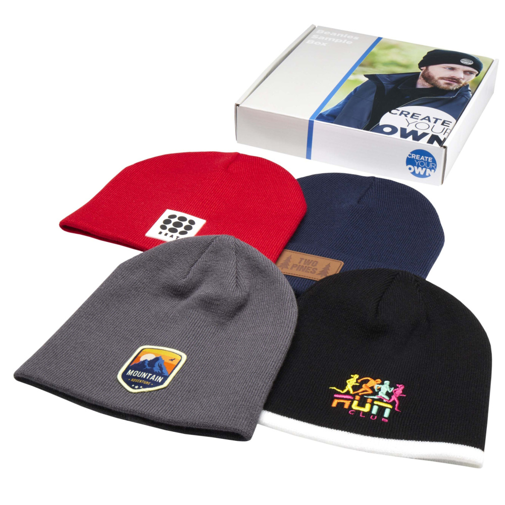 Logo trade promotional item photo of: Beanie sample box