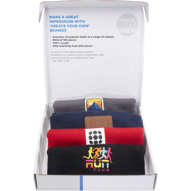 Logo trade promotional products image of: Beanie sample box
