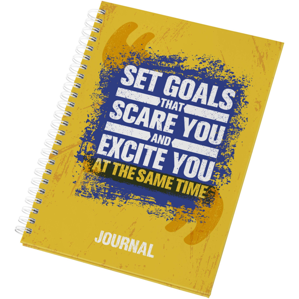 Logo trade advertising products picture of: Desk-Mate® A5 hard cover journal