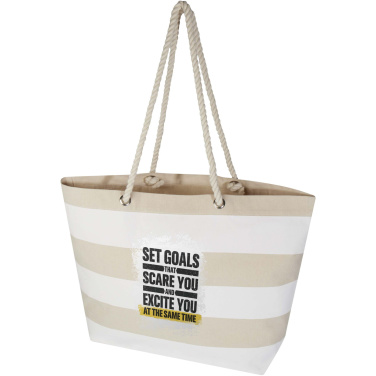 Logotrade promotional merchandise photo of: Florida 270 g/m² GRS recycled beach tote bag 18L