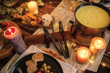 Logotrade promotional merchandise photo of: BOSKA Cheese Knife Set Monaco+ Black