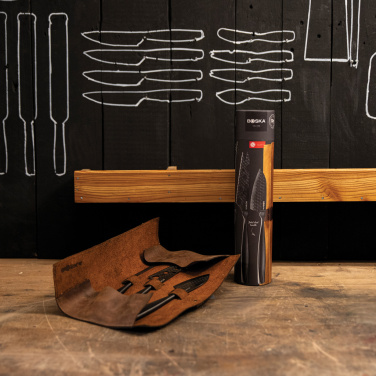 Logo trade promotional product photo of: BOSKA Cheese Knife Set Monaco+ Black