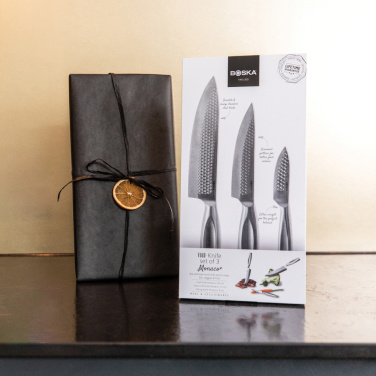 Logo trade promotional merchandise picture of: BOSKA Kitchen Knives Monaco+, set of 3
