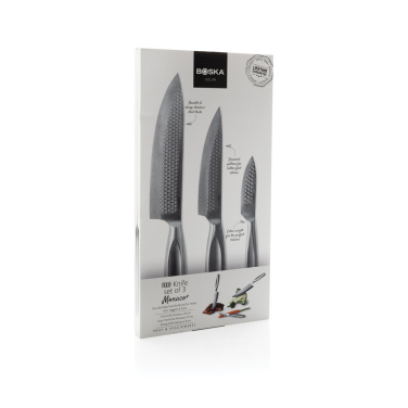Logo trade promotional giveaways picture of: BOSKA Kitchen Knives Monaco+, set of 3