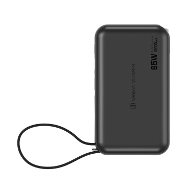 Logo trade promotional merchandise image of: Urban Vitamin Eureka hybrid GANcharger 10000mah powerbank65W
