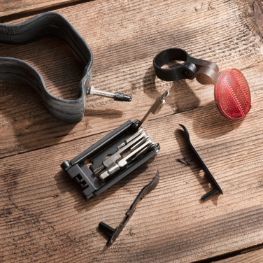Logotrade promotional giveaways photo of: Set of bike tools MERAPI Schwarzwolf