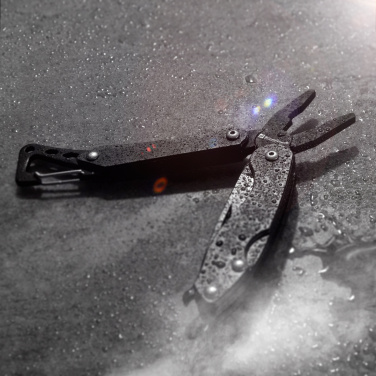 Logo trade promotional giveaway photo of: Multitool AWU Schwarzwolf