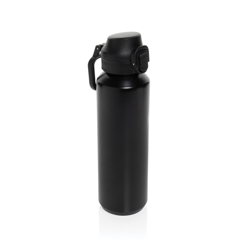Logo trade promotional giveaway photo of: Via RCS Re-steel lockable sport bottle 600ML
