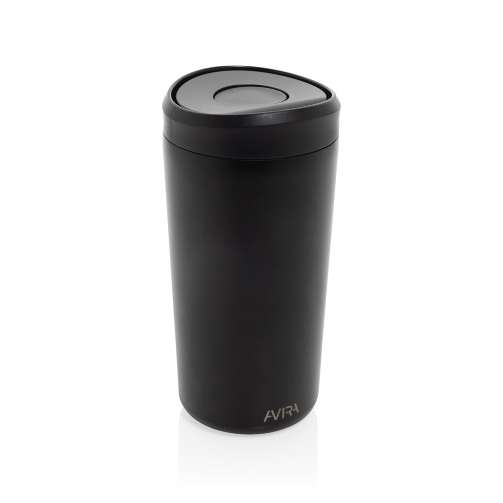Logo trade promotional product photo of: Avira Alix RCS re-steel click tumbler 400ML