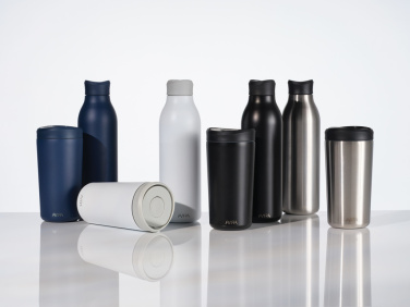 Logo trade business gift photo of: Avira Alix RCS re-steel click tumbler 400ML