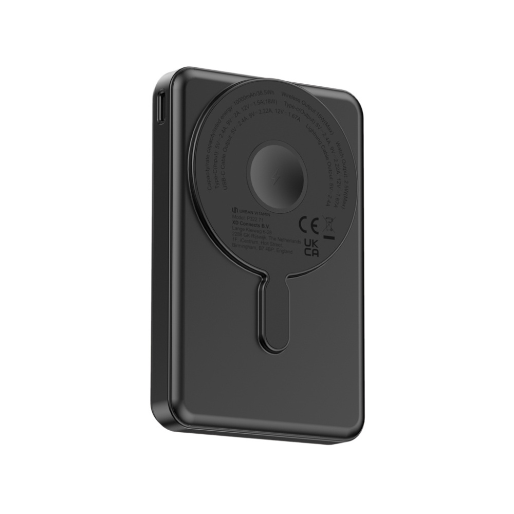 Logotrade promotional product picture of: Urban Vitamin Delano 5in1 10,000mah 20WPD magnetic powerbank