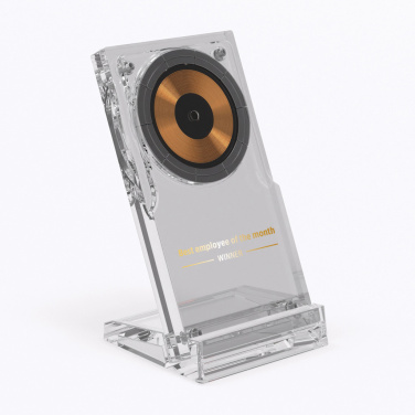 Logo trade corporate gifts picture of: Magcharge 15W magnetic wireless charging stand