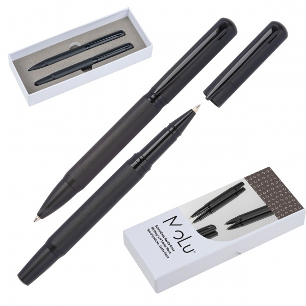 Logo trade promotional products image of: Elegant MoLu writing set Santa Rosa