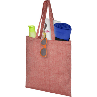 Logo trade promotional merchandise photo of: Pheebs 150 g/m² recycled tote bag 7L