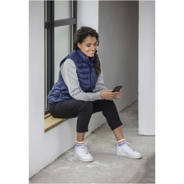 Logo trade promotional items image of: Pallas women's GRS recycled insulated bodywarmer