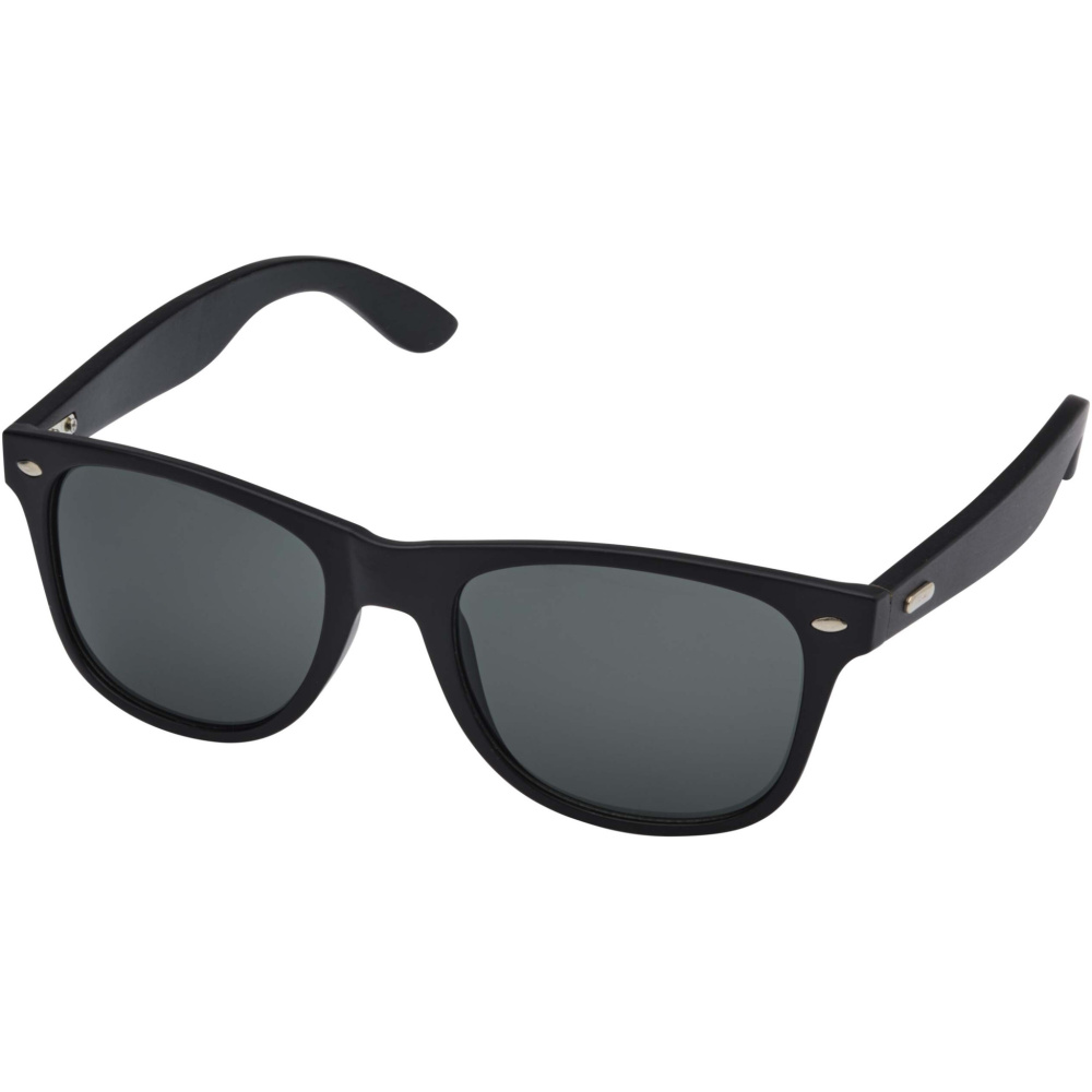 Logo trade business gift photo of: Arlo bamboo sunglasses with black coating