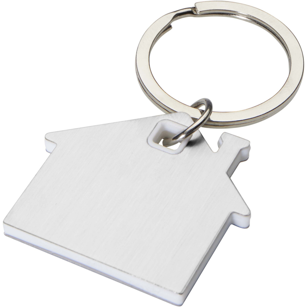 Logo trade corporate gift photo of: Nook house-shaped keychain