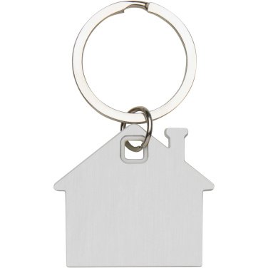 Logo trade promotional giveaway photo of: Nook house-shaped keychain