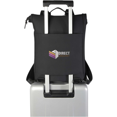 Logo trade promotional items picture of: Turner 15.6" GRS recycled roll-top laptop backpack 12L