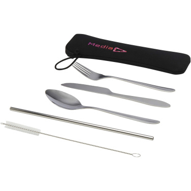 Logo trade promotional items picture of: Sheen 5-piece stainless steel cutlery set
