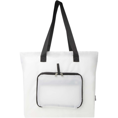 Logo trade corporate gift photo of: EcoFold RPET foldable tote bag 16L